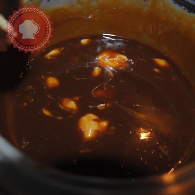 recette en images de caramel beurre salé