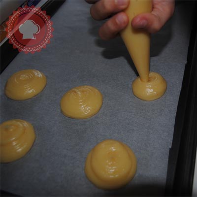 recette en images de choux à la crème caramel