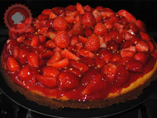 recette en images du sablé breton tarte aux fraises