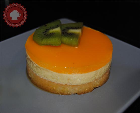 Bavarois Aux Fruits De La Passion Et Gelee De Mangue