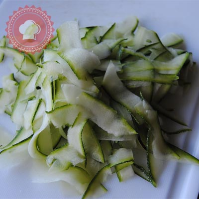 Recette toasts à la crème de parmesan et courgettes