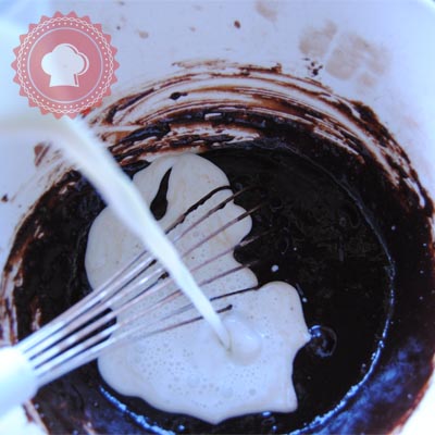 recette gâteau magique au chocolat amer