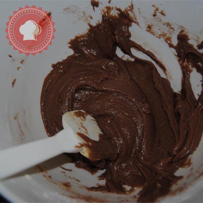 recette en images  de gateau au yaourt au chocolat