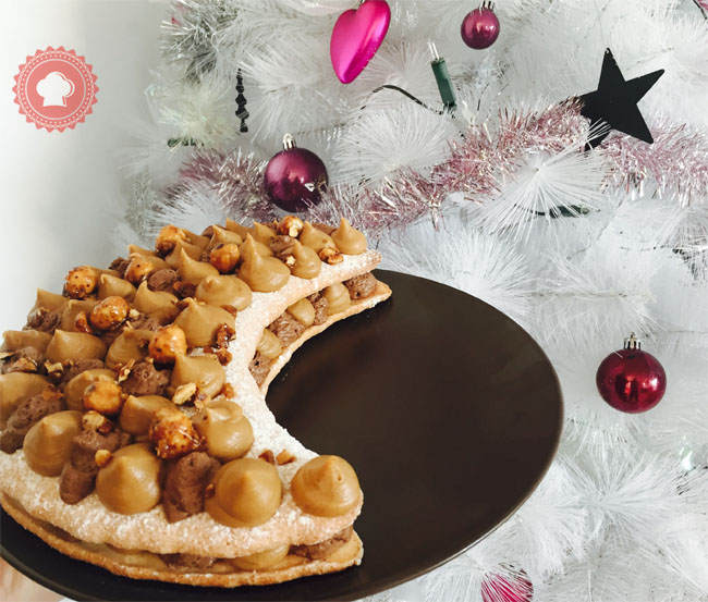 Dacquoise 2 Mousses Speculoos Et Chocolat Et Noisettes Caramelisees