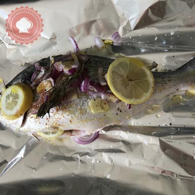 recette de daurade en papillote