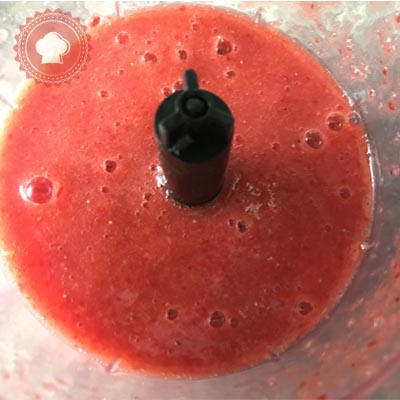 recette en images entremet coco fraise