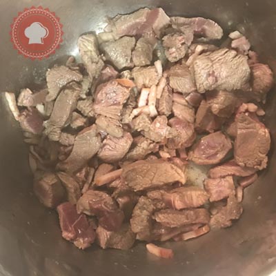 recette en images de bœuf bourguignon