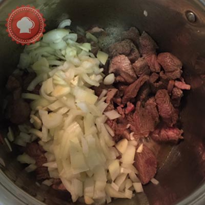 recette en images de bœuf bourguignon