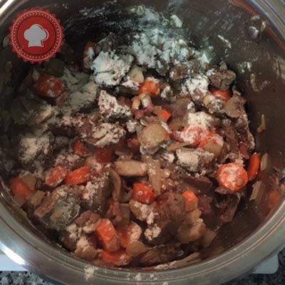 recette en images de bœuf bourguignon