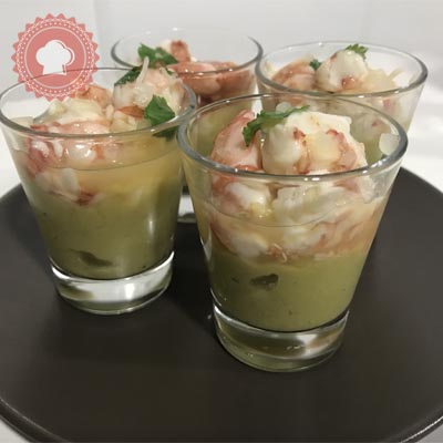 Recette de ceviche de gambas et guacamole