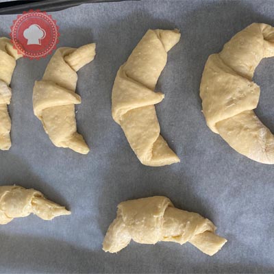 recette de croissants au beurre en images