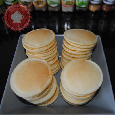 recette en images de blinis maison