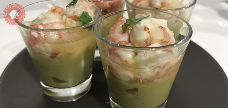 Recette de ceviche de gambas et guacamole