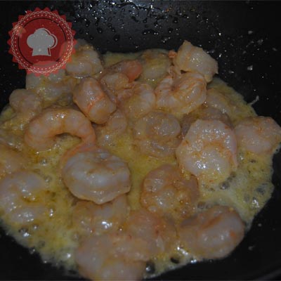 recette en images de crevettes thaï
