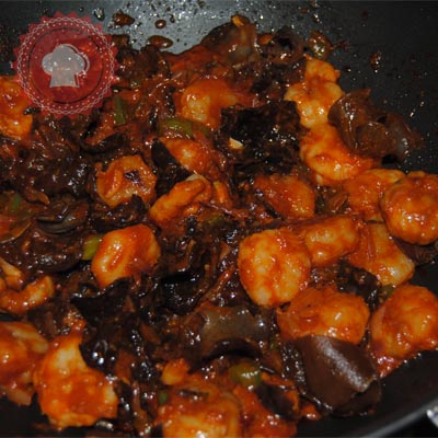 recette en images de crevettes thaï