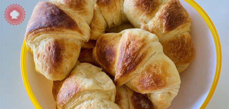 recette de croissants au beurre en images