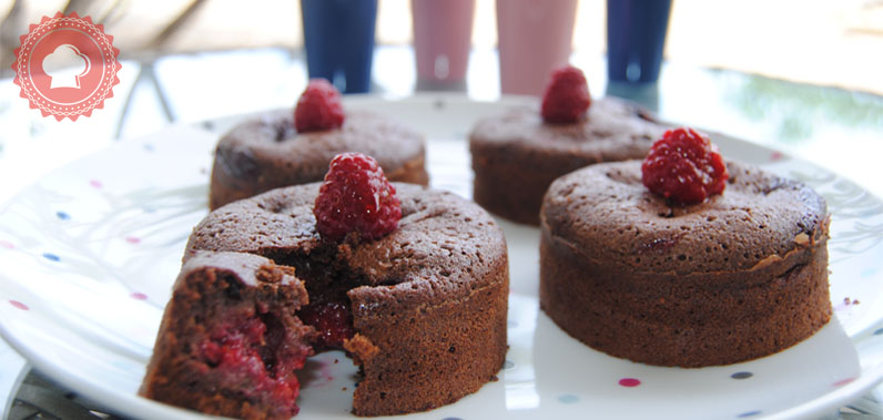 recette fondant chocolat framboises bruno oliver