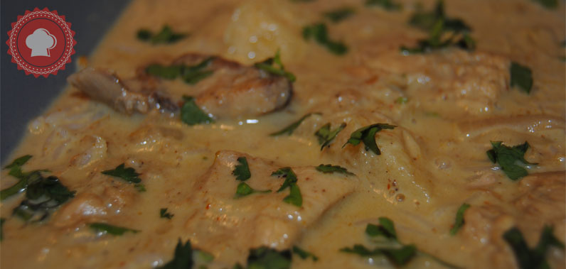 recette poulet thai coco ananas