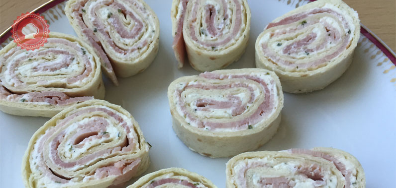 recette roulé wraps tartare jambon