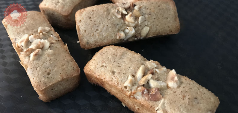 recette financiers aux noisettes sans beurre