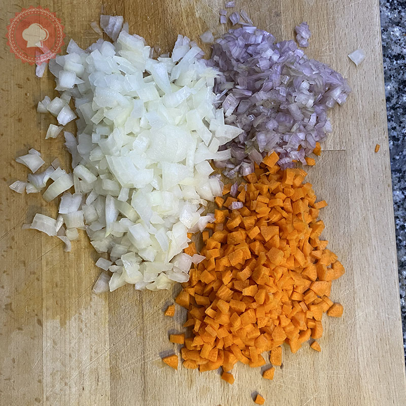 recette en images pas à pas de la sauce bolognaise de Zanoni