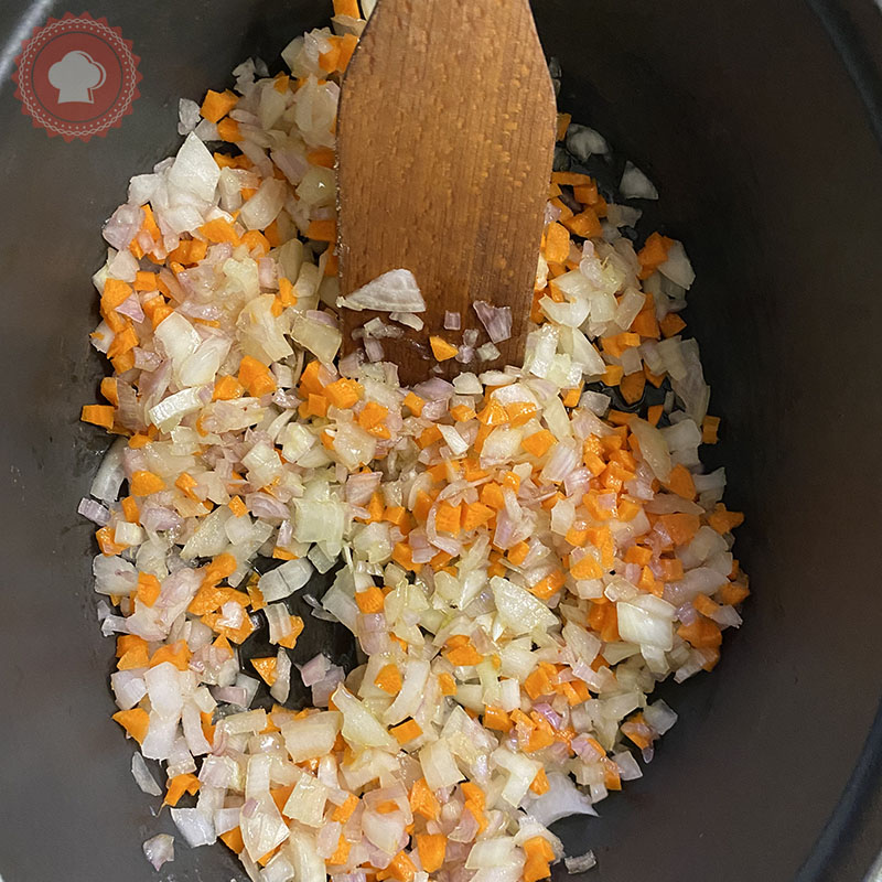 recette en images pas à pas de la sauce bolognaise de Zanoni