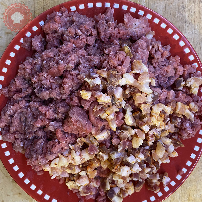 recette en images pas à pas de la sauce bolognaise de Zanoni