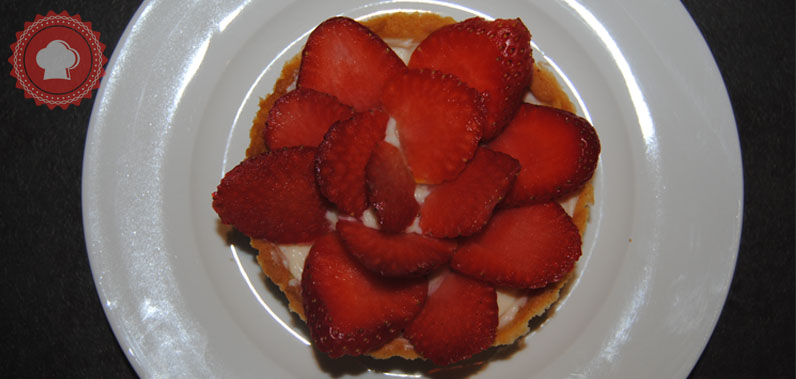 Recette de tarte aux fraises inspiration Christophe Adam