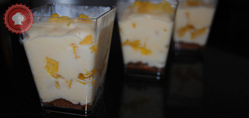 recette de verrines ananas façon tiramisu