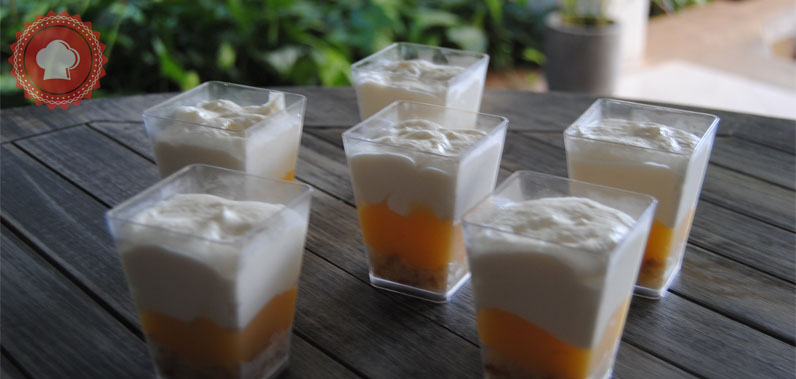 Recette de verrines creme citron mascarpone