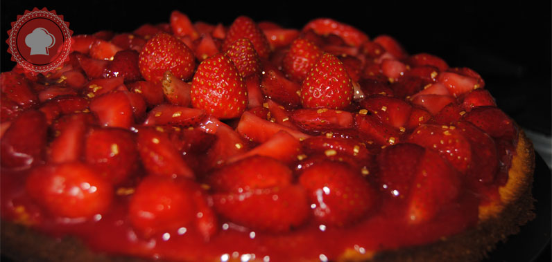 Tarte aux fraises version sablé breton du chef michalak