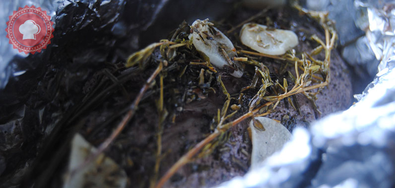 magret canard en papillote